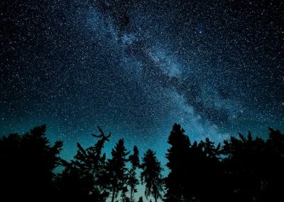 Bildbeispiel Nachtfotografie Hochrhön mit Milchstraße im August
